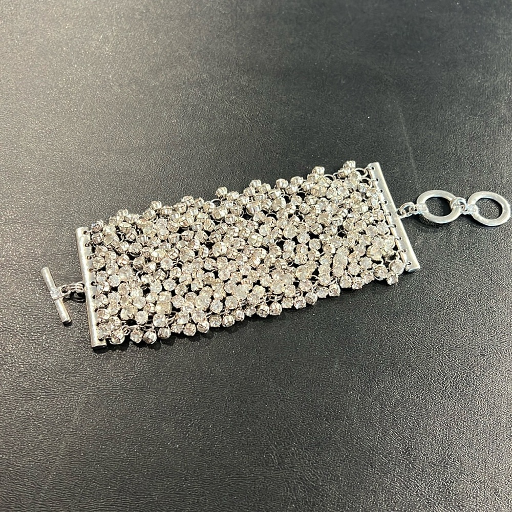 Silver Rhinestone Bracelet